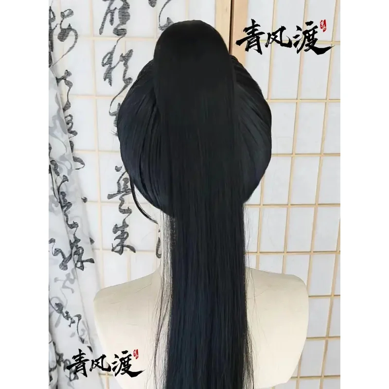 

Парик в стиле DY20Lan Jingyi Grandmaster Of Demonic Cultivation MDZS, сочетаемый в древнем стиле, парик Hanfu, парик для косплея, индивидуальный парик2