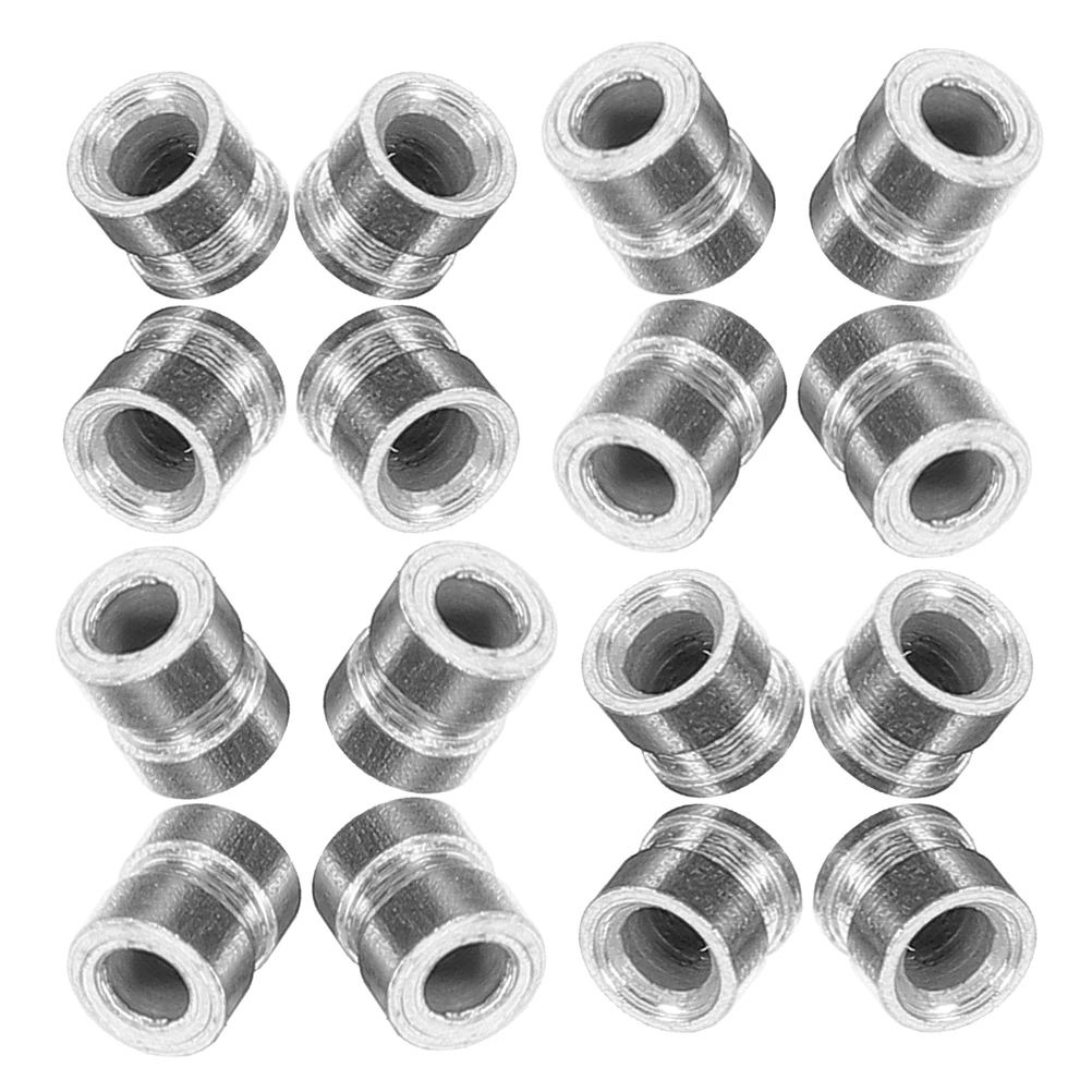 

20pcs Electric Guitar Strings 6mmx5mmx1mm Silver Beads Durable Replacement Parts Accessories Acoustic Folk Supply