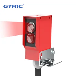 GTRIC Sensore fotoelettrico quadrato Interruttore ottico a infrarossi Riflessione diffusa IP67 Impermeabile 24-220 V AC DC Universale 7 m di distanza