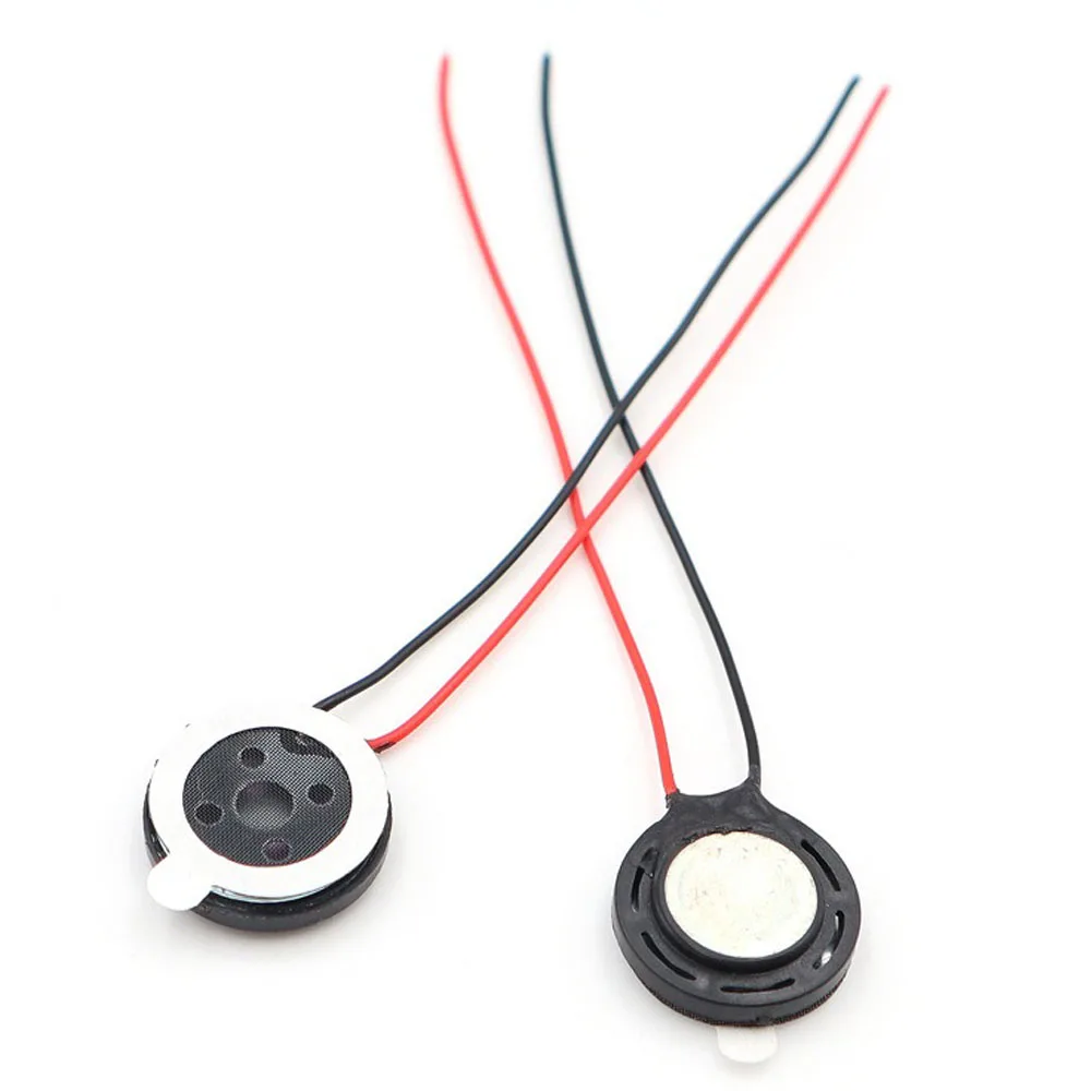 5 Stück 8 Ohm 1 W Lautsprecherhorn 13 mm × 3,5 mm kleine Lautsprecher für Spielzeug Bluetooth-Kopfhörer Mini-Lautsprecher