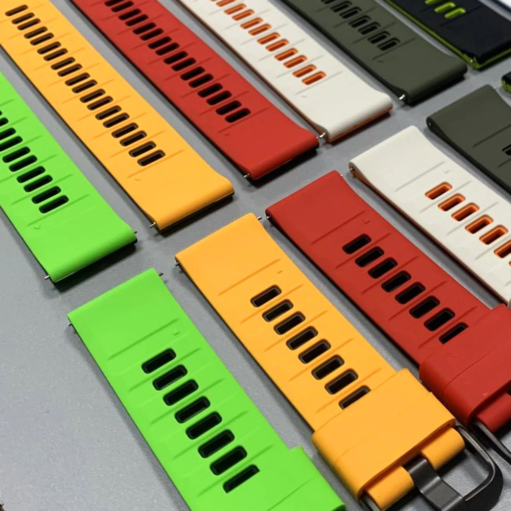 22mm Watch Band For HUAWEI WATCH GT 7Pro/GT Runner2 Silicone Strap For HUAWEI WATCH 5 4 3 Pro/GT 7 6 5 4 3 2 46mm Sport Bracelet