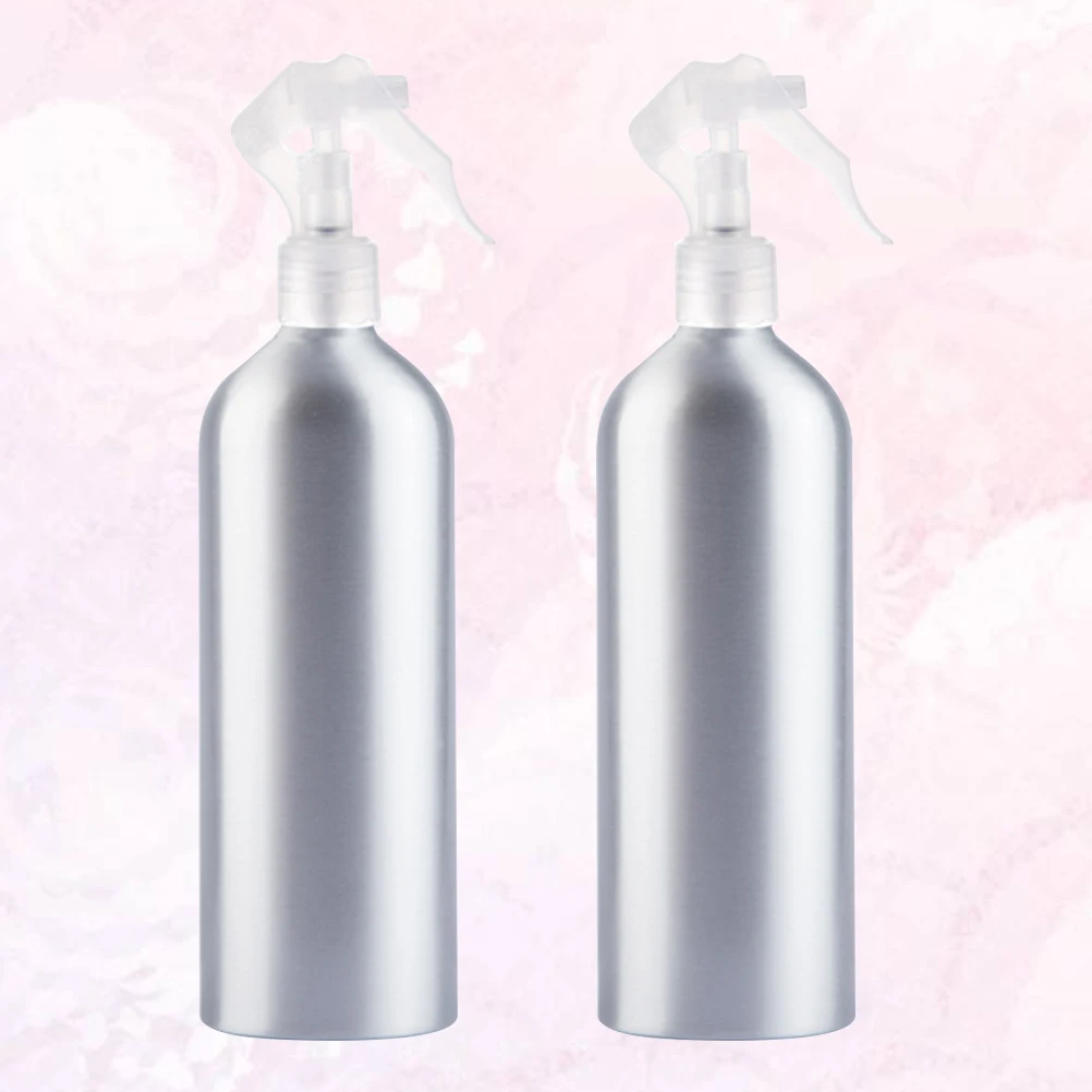 2 pçs garrafa de pulverizador de alumínio 200ml capacidade viagem portátil recarregável reutilizável pulverizador água névoa atomizador dispensadores garrafa