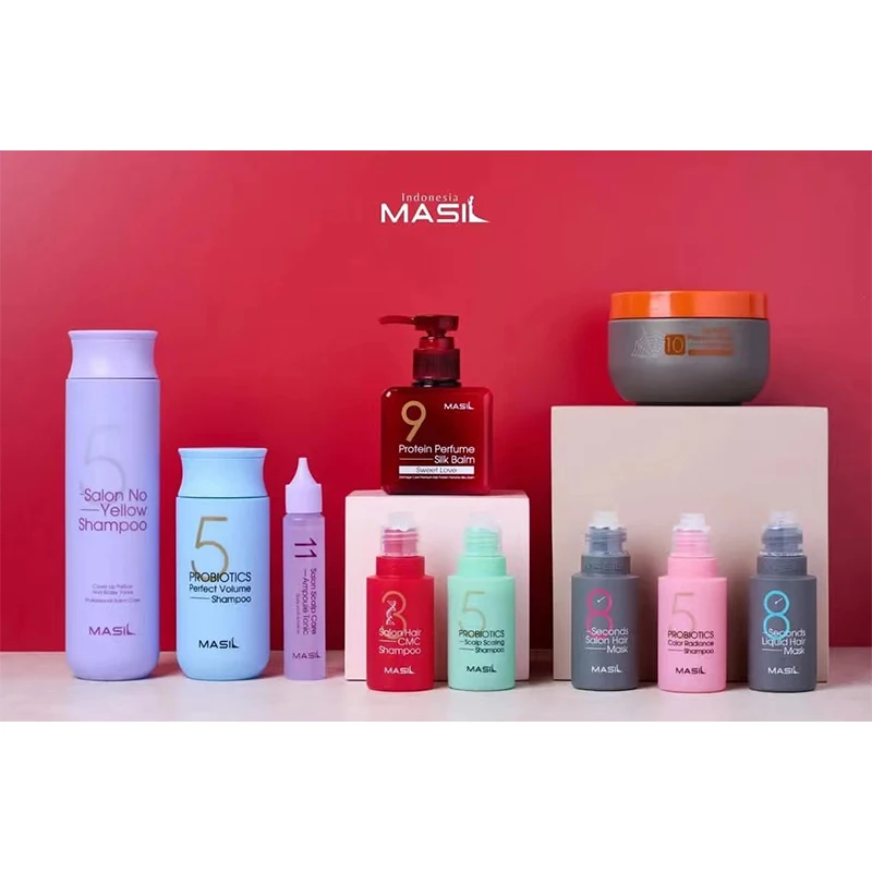 MASIL 8 Seconds Salon Hair Mask Hair Care Keratin Repairing Hydration Cream Dry Damaged Hair Treatment Portable Lotion Shampoo