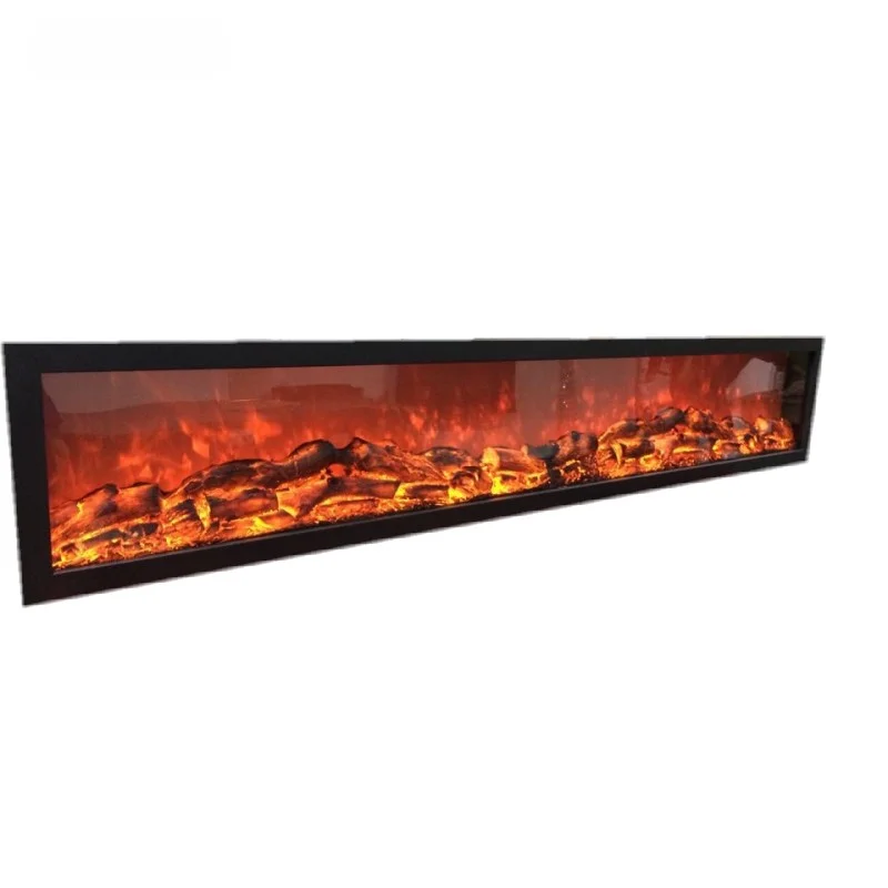 120x15x40 cm electric fireplace with LED light source flame technology