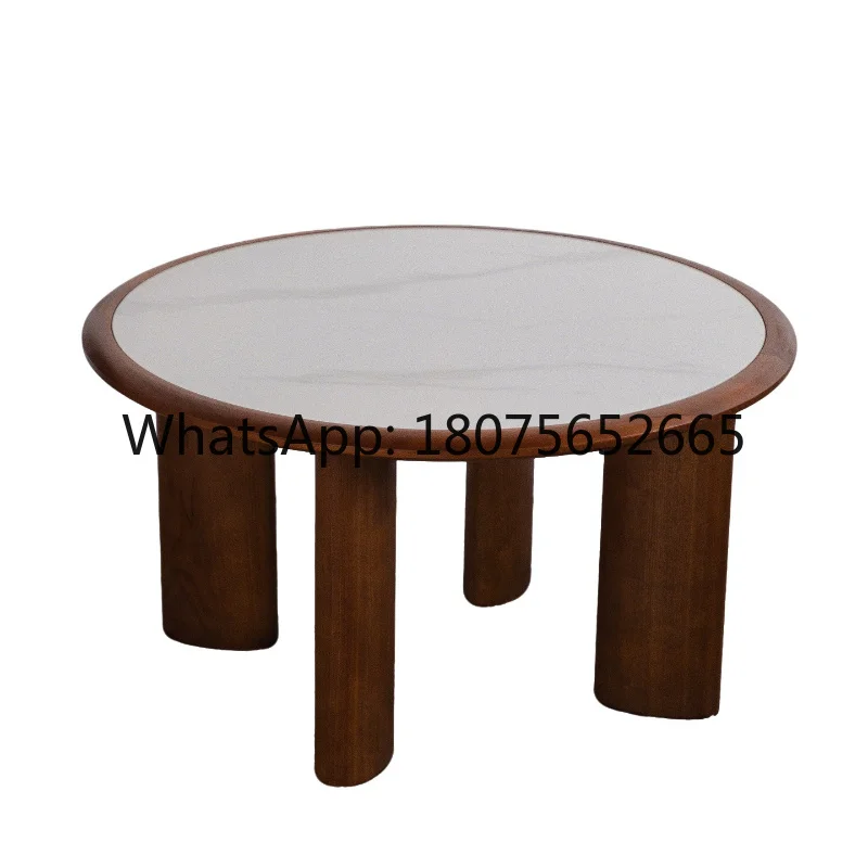 Second-hand style coffee table small apartment for home balcony sofa corner table