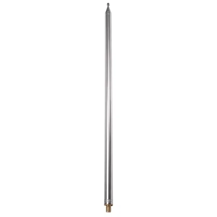 Antena de chicote telescópica de aço inoxidável, 10m, antena de rádio, substituição diy para rádio hf v, antena gp, antena yagi