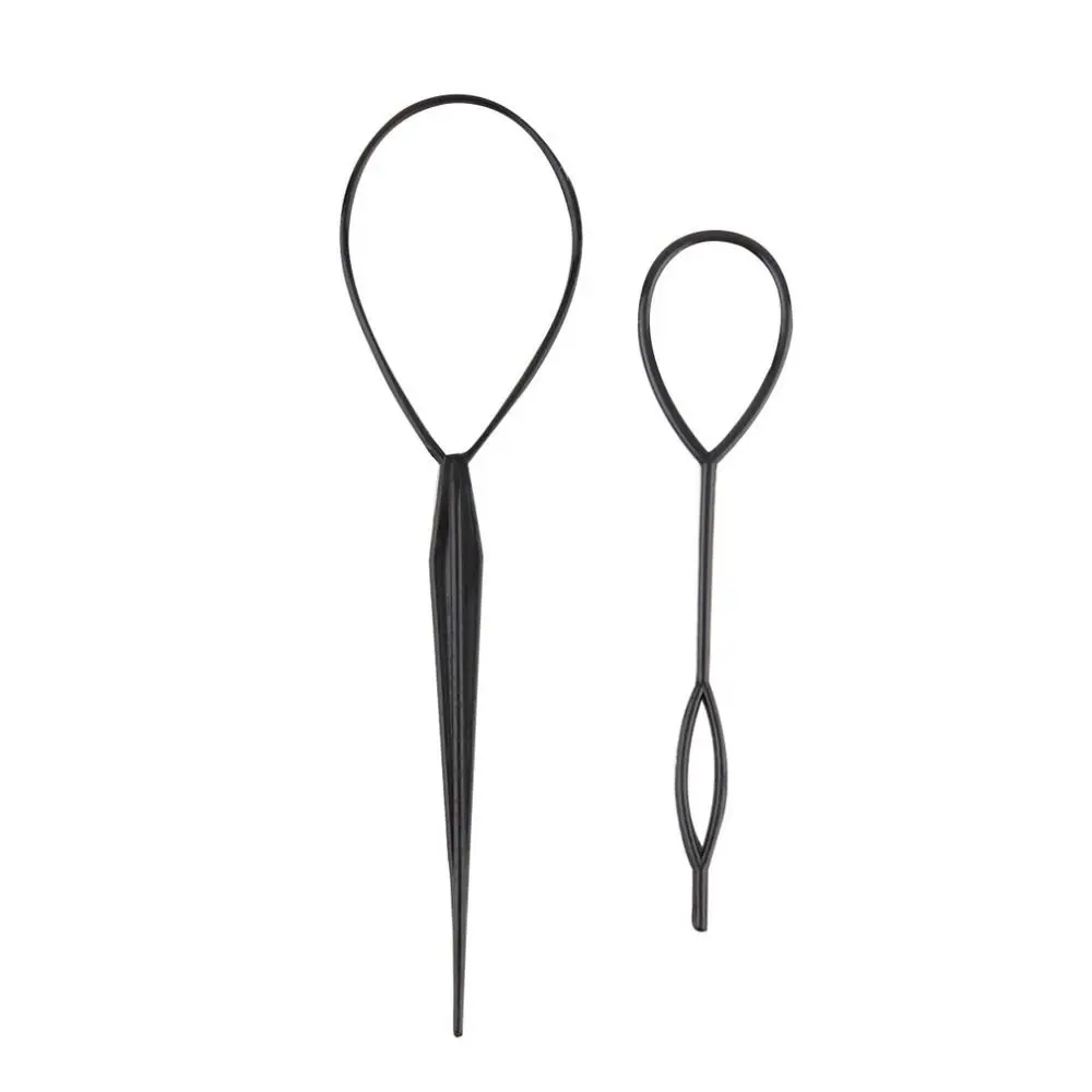 Accessories Hairstyle Tool Home Use Ponytail Creator For Ponytail Pigtails Styling Maker Pull Needle Crochet Braids Hair