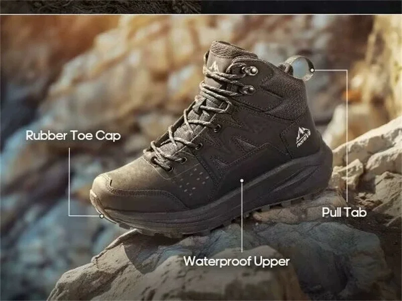 Men's Outdoor Hiking Shoes Comfortable Breathable Mesh Shoes Women's Hiking Shoes Quick Drying Casual Travel Sneakers