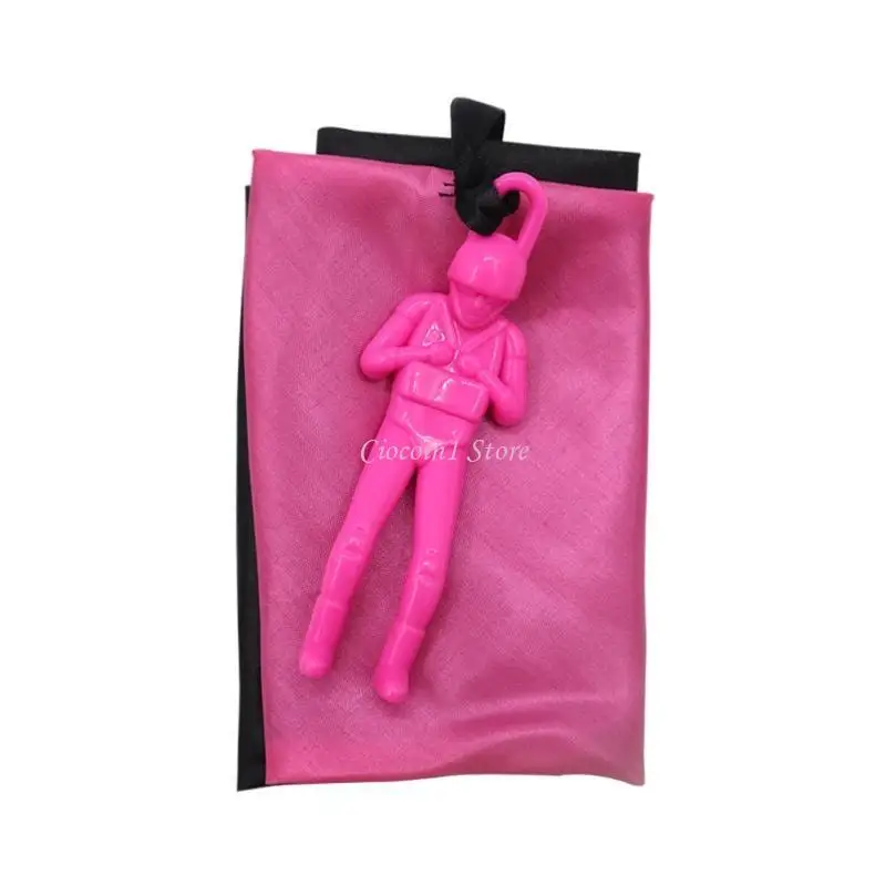 

Y1UB Hand Throwing Parachute Toy Launching Soldier Flying Toy with Ejector Kids' Xmas Party Favor Set Outdoor Activity Game