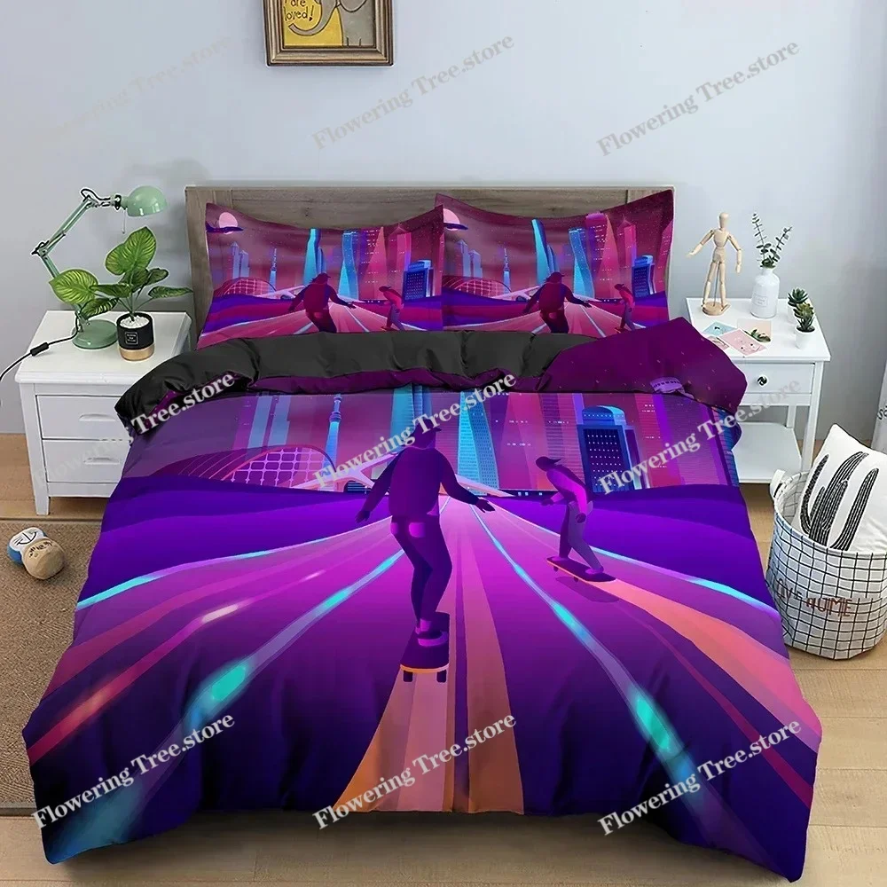 3D Dreamcatcher Duvet Cover Set Abstract Sunset Bedding Set Comforter Cover Single Twin King Queen With Pillowcase Bedclothes