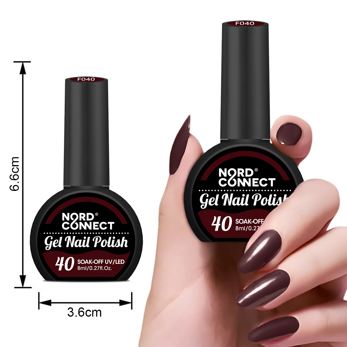 ยาทาเล็บเจลนีออนเรืองแสง 0.27 ออนซ์ - ไม่มีกลิ่น แบบกึ่งถาวร ลอกออกได้/เจล LED หลากสีสันสดใสสำหรับ Ma