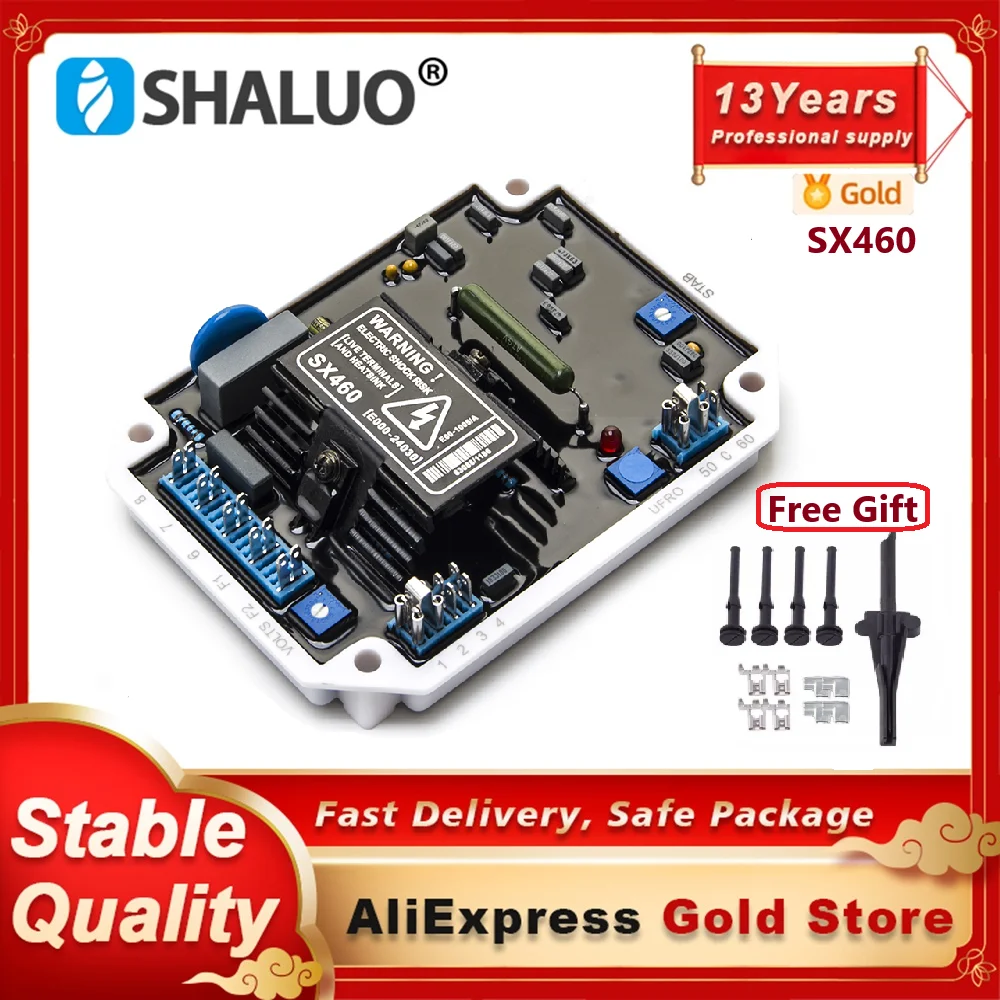 SX460 AVR Stamford Generator Automatic Voltage Regulator Control Module For Alternator Stabilizer Electric Generator Power Parts