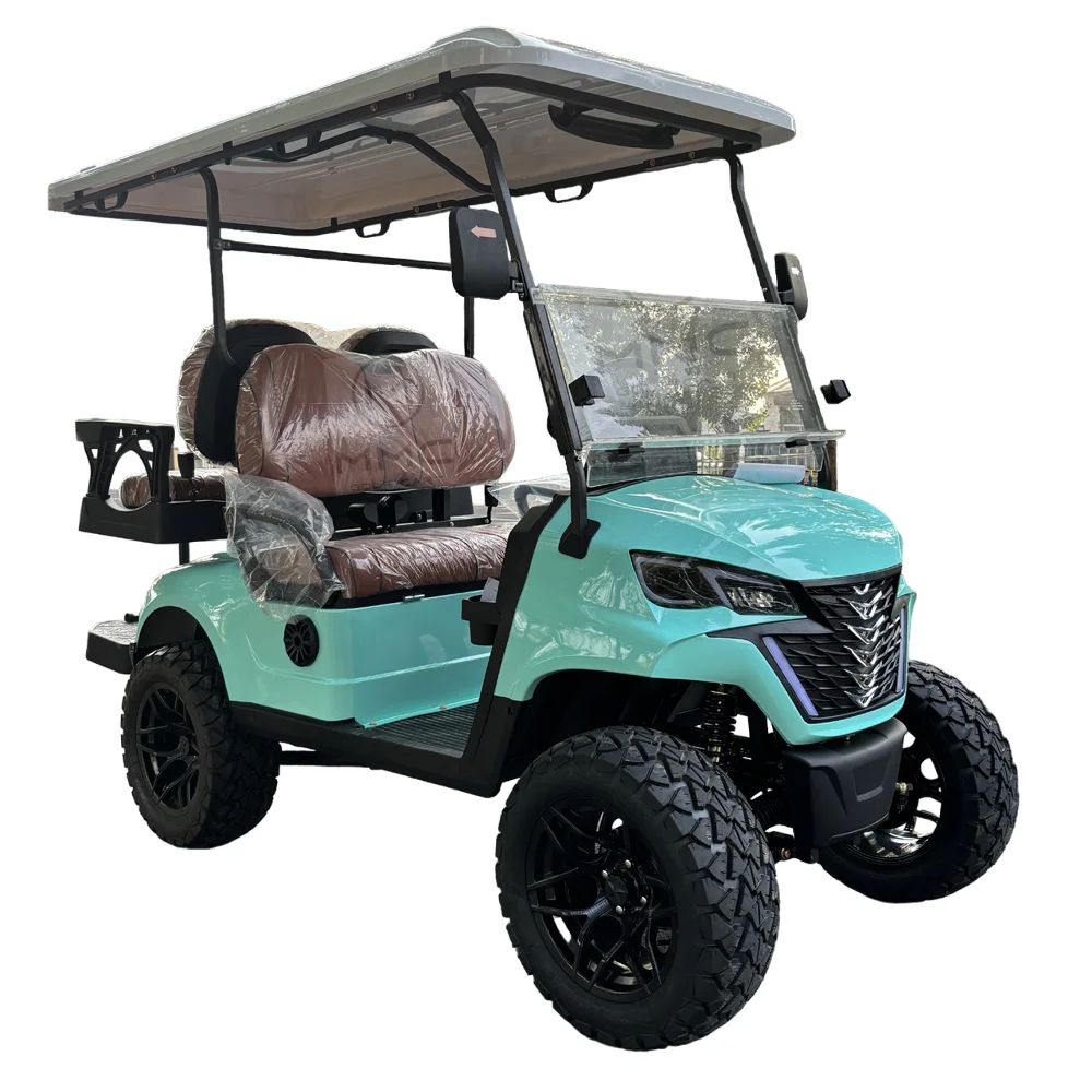 New High Popularity Double Swing Arm And 48v/72v Independent Front Suspension 2 4 6 8 Seater Gasoline Electric Golf Cart