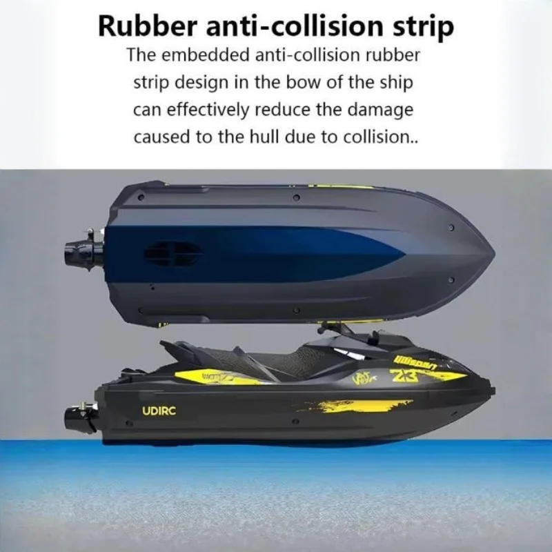 

Udirc Высокоскоростная игрушечная лодка Udi023 Модель с дистанционным управлением Водонепроницаемая прочная радиоуправляемая лодка Идеально подходит для любителей игрушек и хобби