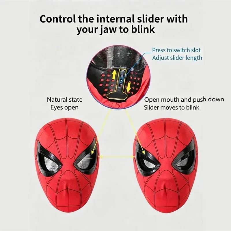2026 Mask Headgear Cosplay Moving Eyes Mask 1:1 Creative Cosplay Head Cover Real Person Wear Halloween Party Costume Prop Gifts view 4