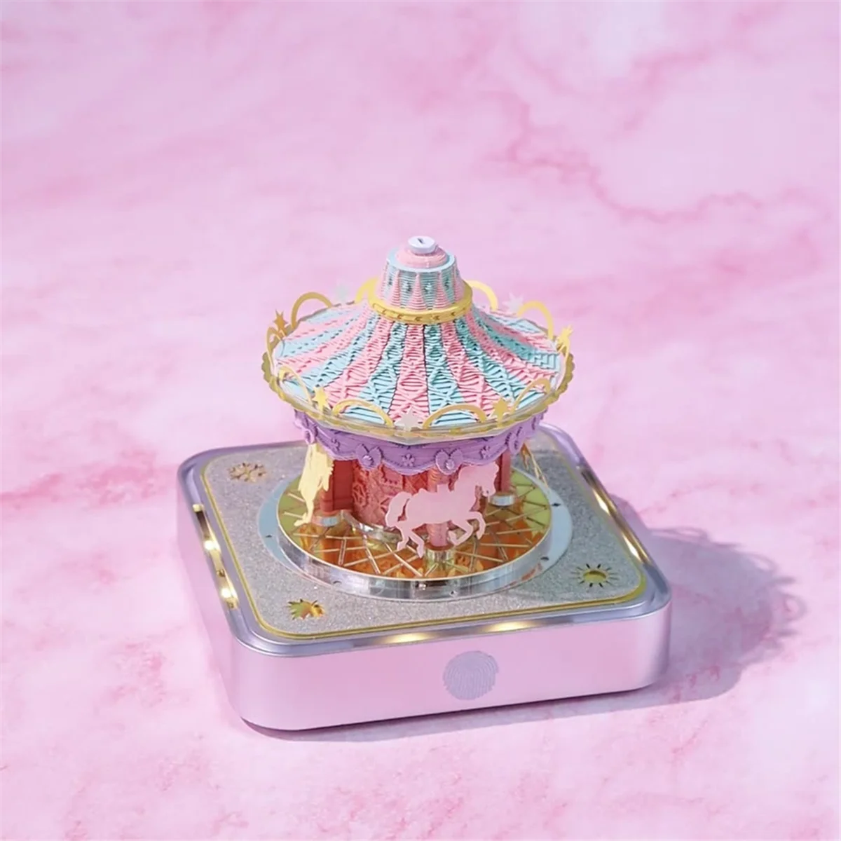 Gfc-3D blocos de notas calendário de mesa de papel 2025, 2025 calendário 3d bloco de notas artopad escultura presente decoração de mesa com luzes led