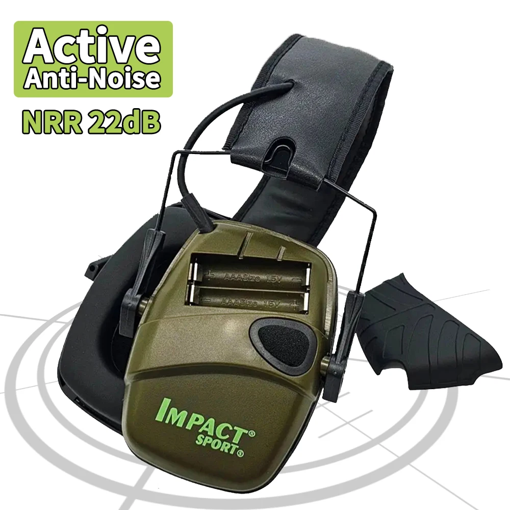 Outdoor Tactical Electronic Shooting Earmuff Gun Range Anti-noise Headset Impact Sound Amplification Hearing protector