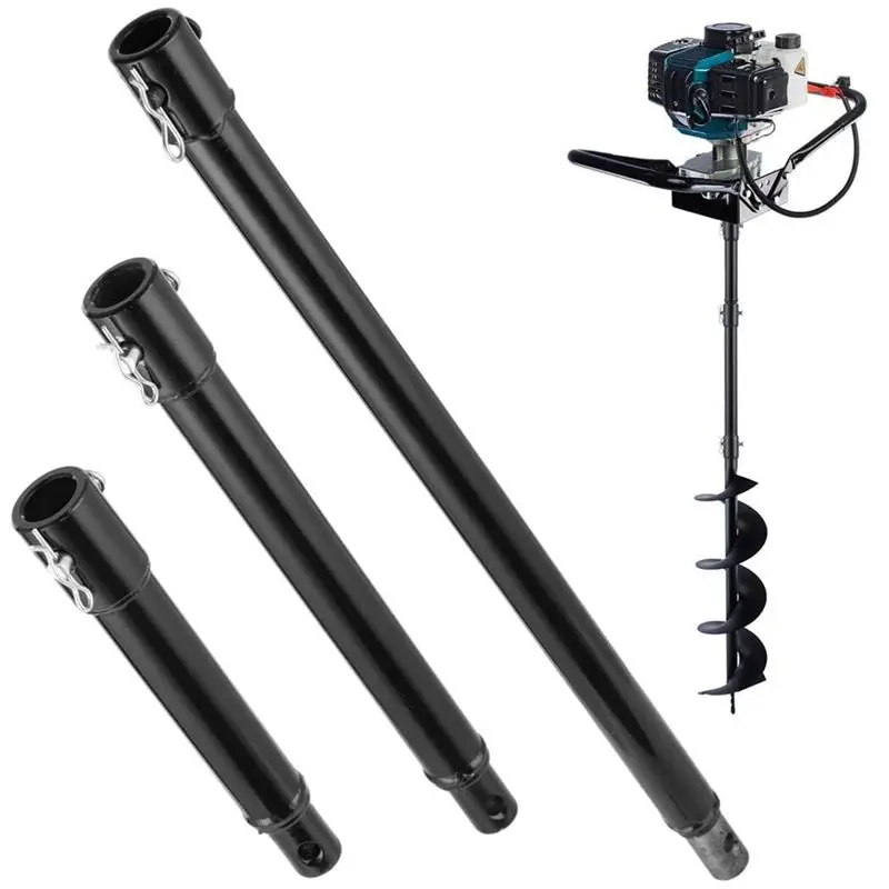 attwo-3pcs-extensions-de-tiges-de-tariere-rallonges-de-tariere-a-tige-de-3-4-po-tige-d'extension-de-tariere-spirale-pour-jardinage-d