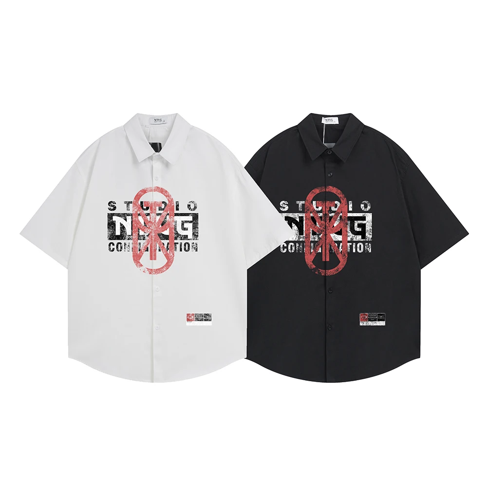 

Street Hip Hop Shirt Short Sleeve Men's Shirts Y2k Designer Tops 2026 Summer Oversized T Shirt Korean Reviews Many Men's Clothes