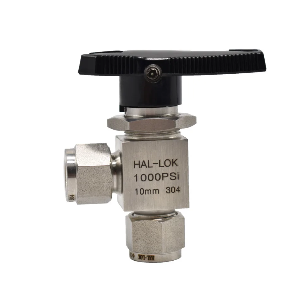 

Инструментация из нержавеющей стали 304, двухходовой шаровой кран с угловым узором и ручкой