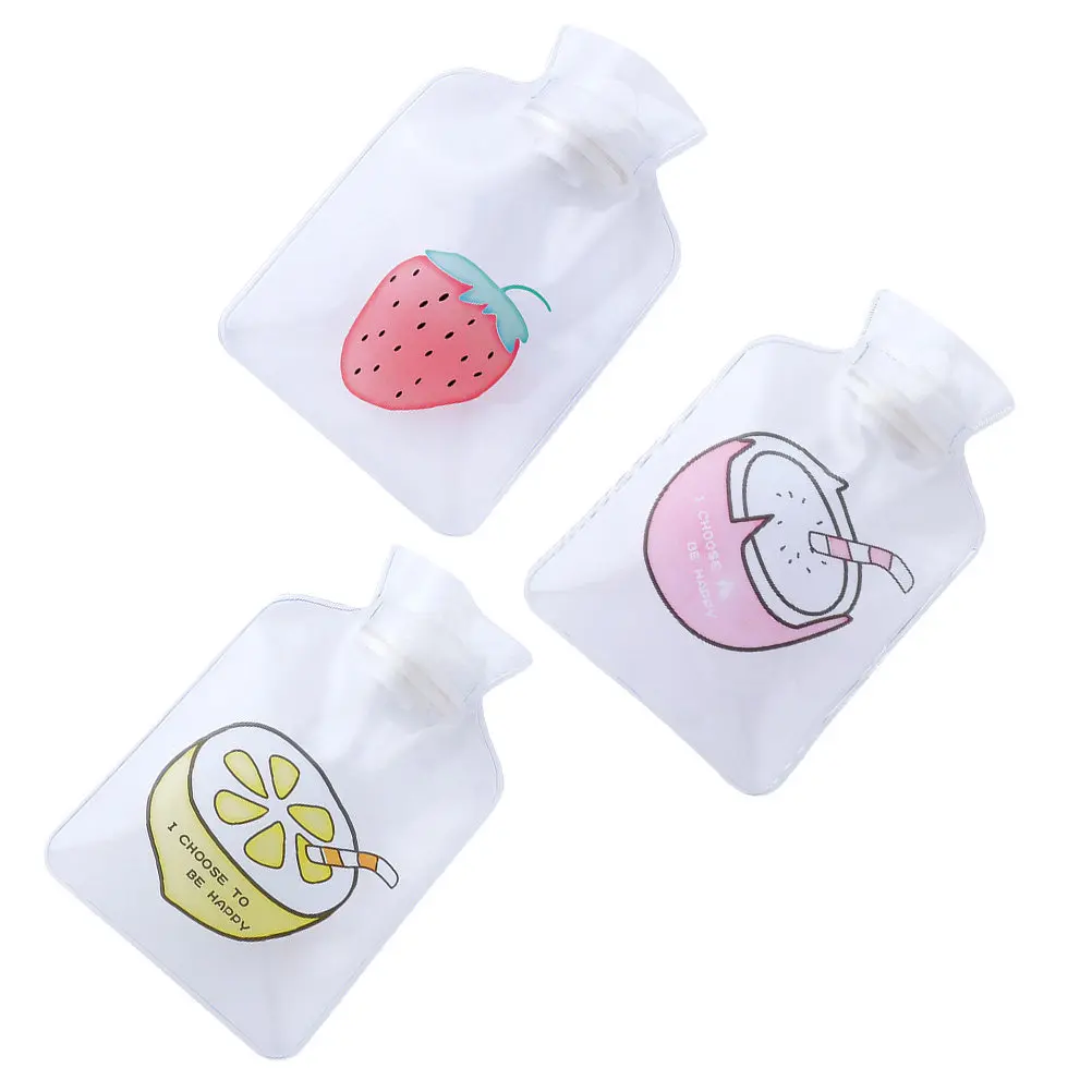 

Transparent Mini Cartoon Hot Watermelon Hot Water Bag Small Portable Hand Warmer Bottle Heat Retaining Warm Hands