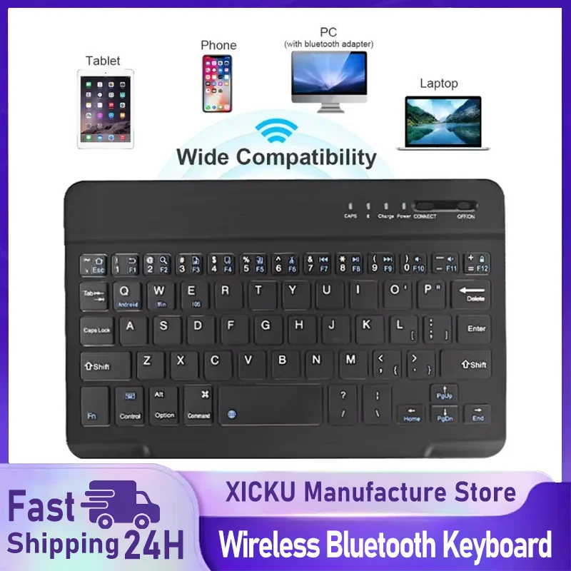 

Bluetooth-клавиатура для iPad 10-го поколения iPad Pro 13 12 11 10 9 8 7-дюймовый iPad Air 13 11-й iPad Mini Samsung Xiaomi Tablets