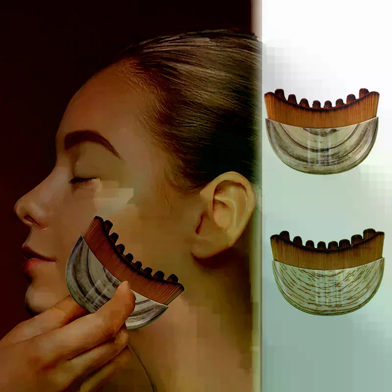 Brosse pour Contour lymphatique Portable, multifonction, pour réduire les poches, Drainage lymphatique, outil de sculpture du visage