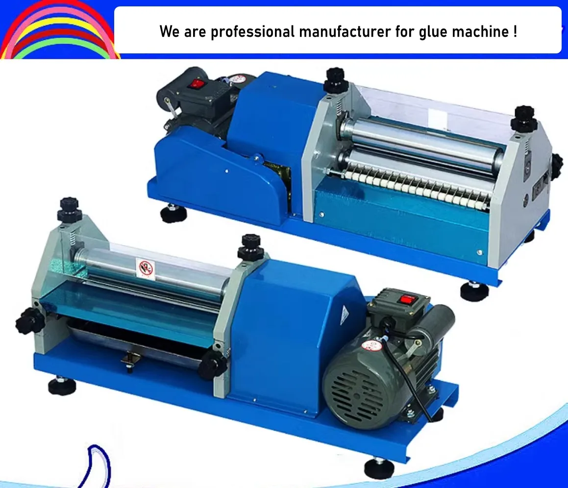 27cm Automatic Glue Machine Coating Machine For Paper Leather Wood
