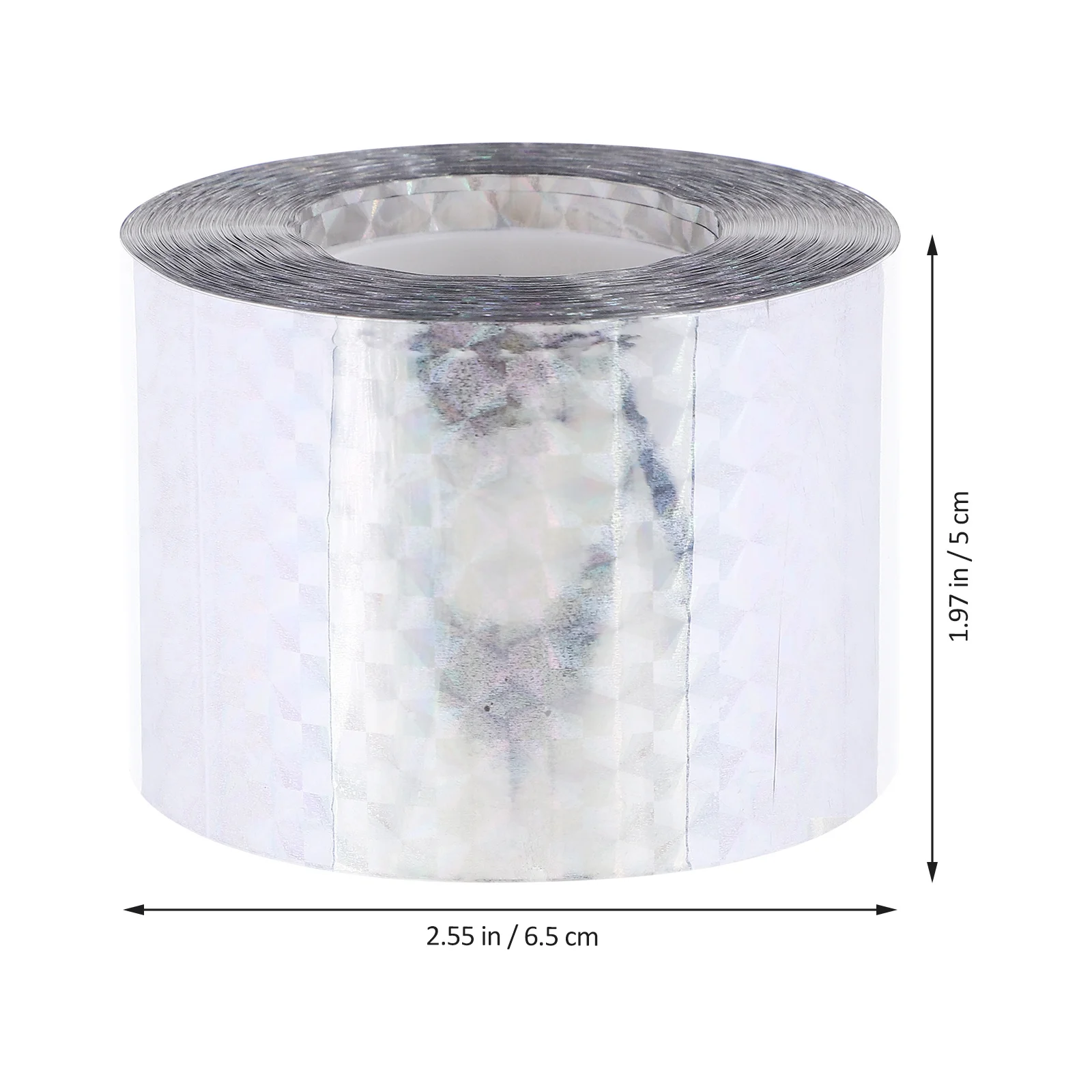 

Bird Repellent Ribbon 48cmx110m Double Sided Reflective Scare Tape for Balcony chard Farml Wind Twisting Spiral Keep Birds