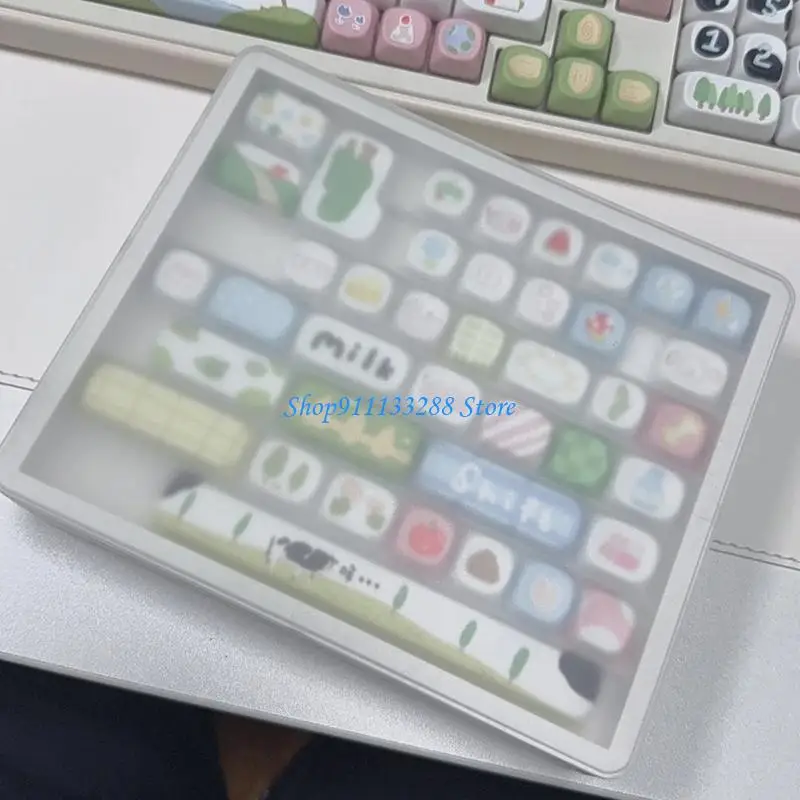 G88D Rank Keycap Planner With Detachable Lid Permanent Plastic Storage Case For Mechanical Keyboards