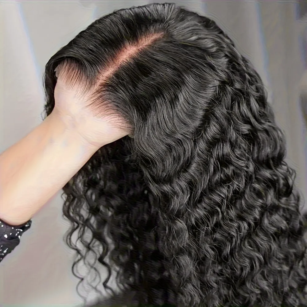 

13x4 13x6 Настоящий парик с глубокими волнами для женщин, парик на лоб высокой четкости 18-42 дюймов, парик плотности 250% для женщин