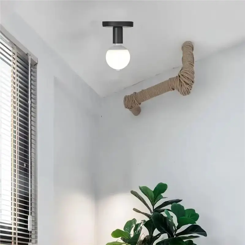 Y50A-E27 حامل مصباح الرجعية النمط الصناعي قاعدة مصابيح السقف الحد الأدنى المدخل ضوء لتركيبات إضاءة خزانة غرفة النوم