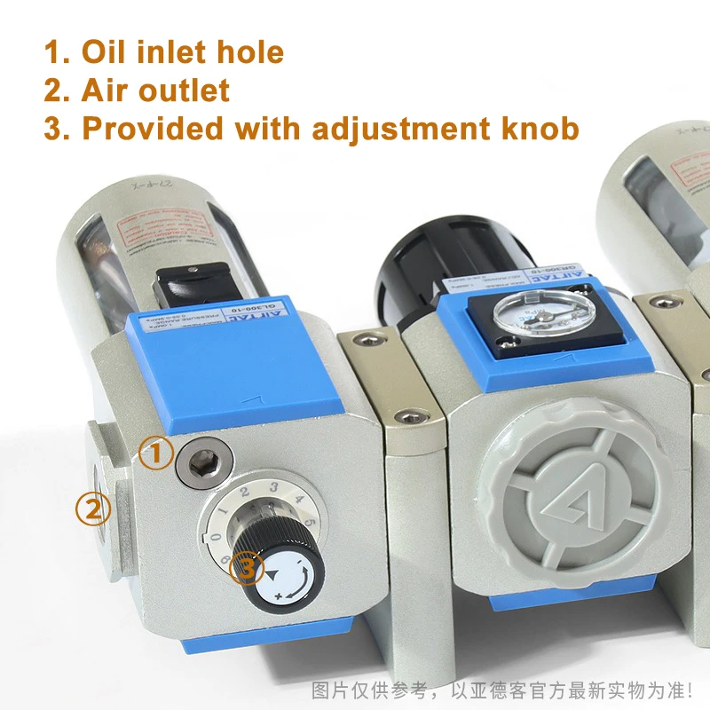 Airtac Pneumatic Filter GC200 300 400 600 Triple Unit Air Source Processor