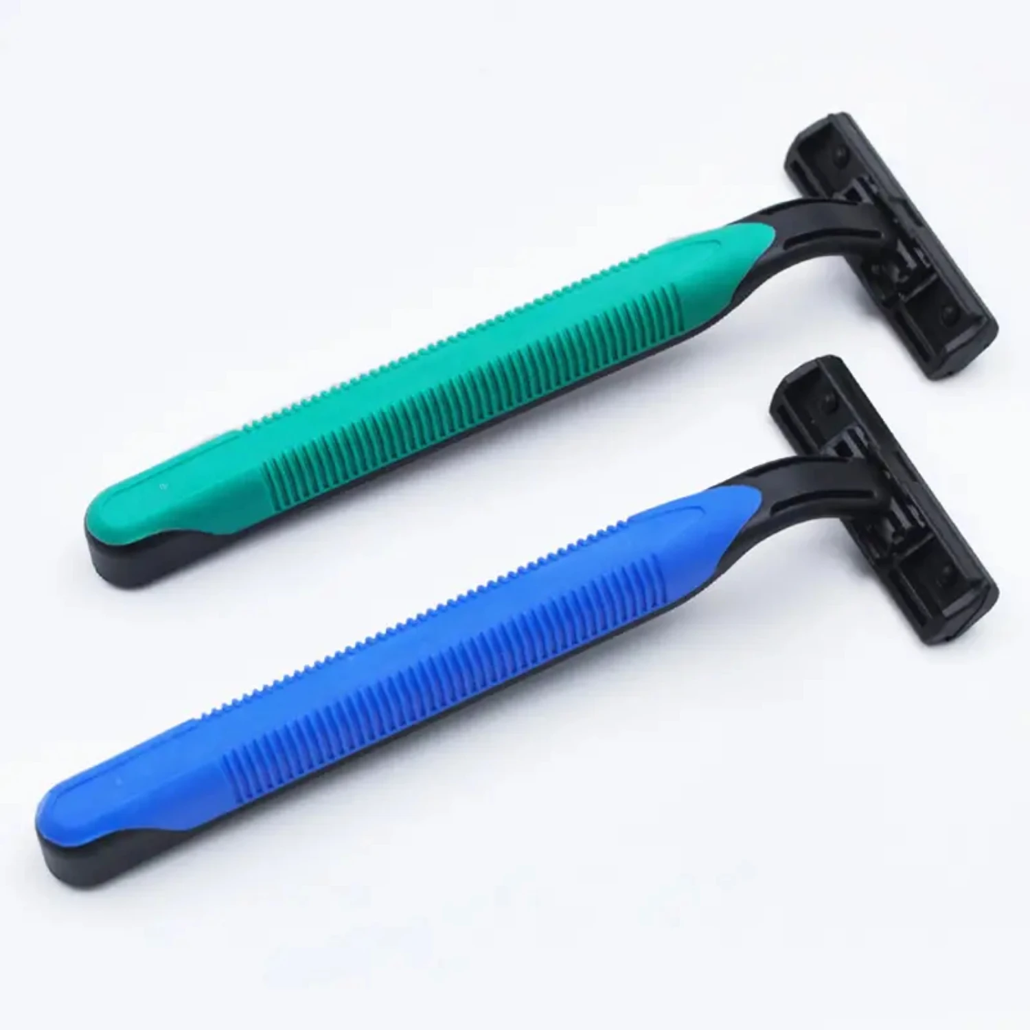 Bulk Disposable Razors with Protective Knife Caps, Conveniently Individually Packaged, Perfect for Hotels and Resorts