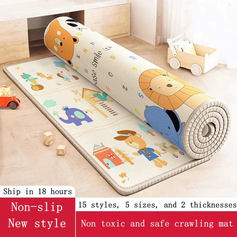 

2024 XPE Baby Play Mat Toys for Children Rug Thicken Playmat Developing Mat Baby Room Crawling Pad Folding Mats Baby Carpet Gift