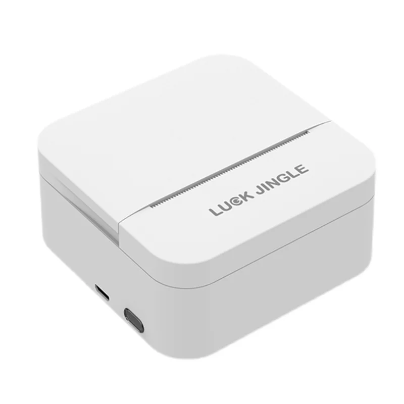 

AC37-LUCK Принтер для наклеек JINGLE — Мини Bluetooth-бесчернильный термопринтер для фотографий, совместимый с Android IOS