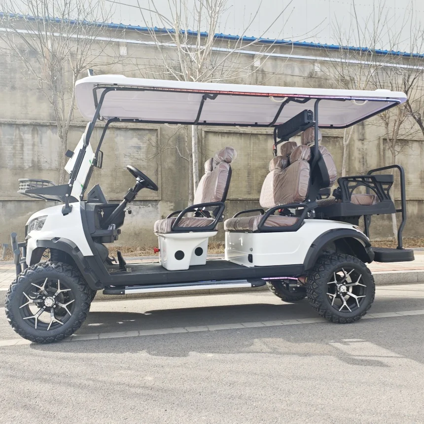 

ODM Newest Design Advanced 60V/72V Lithium Battery Powered 4000W/5000W/7000W Powerful AC System 2/4/6 Seater Electric Golf Cart