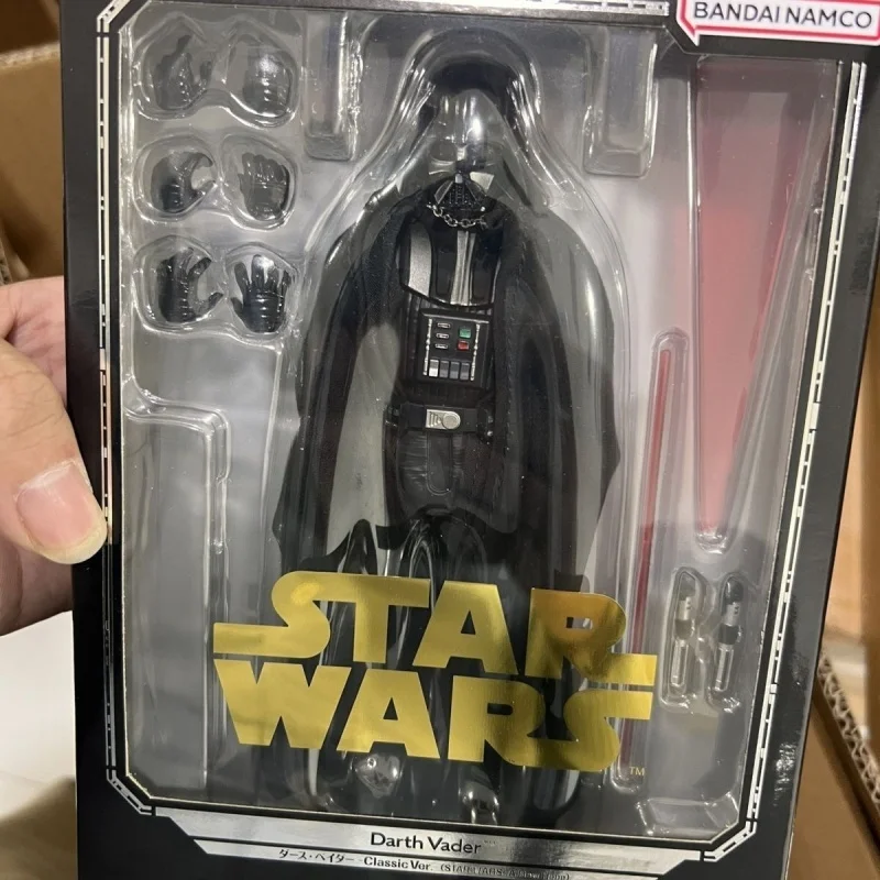 

original Bandai Shf Star Wars Darth Vader Super Articulated Collectible Model Action Figure For Hobby Collectors Home Display