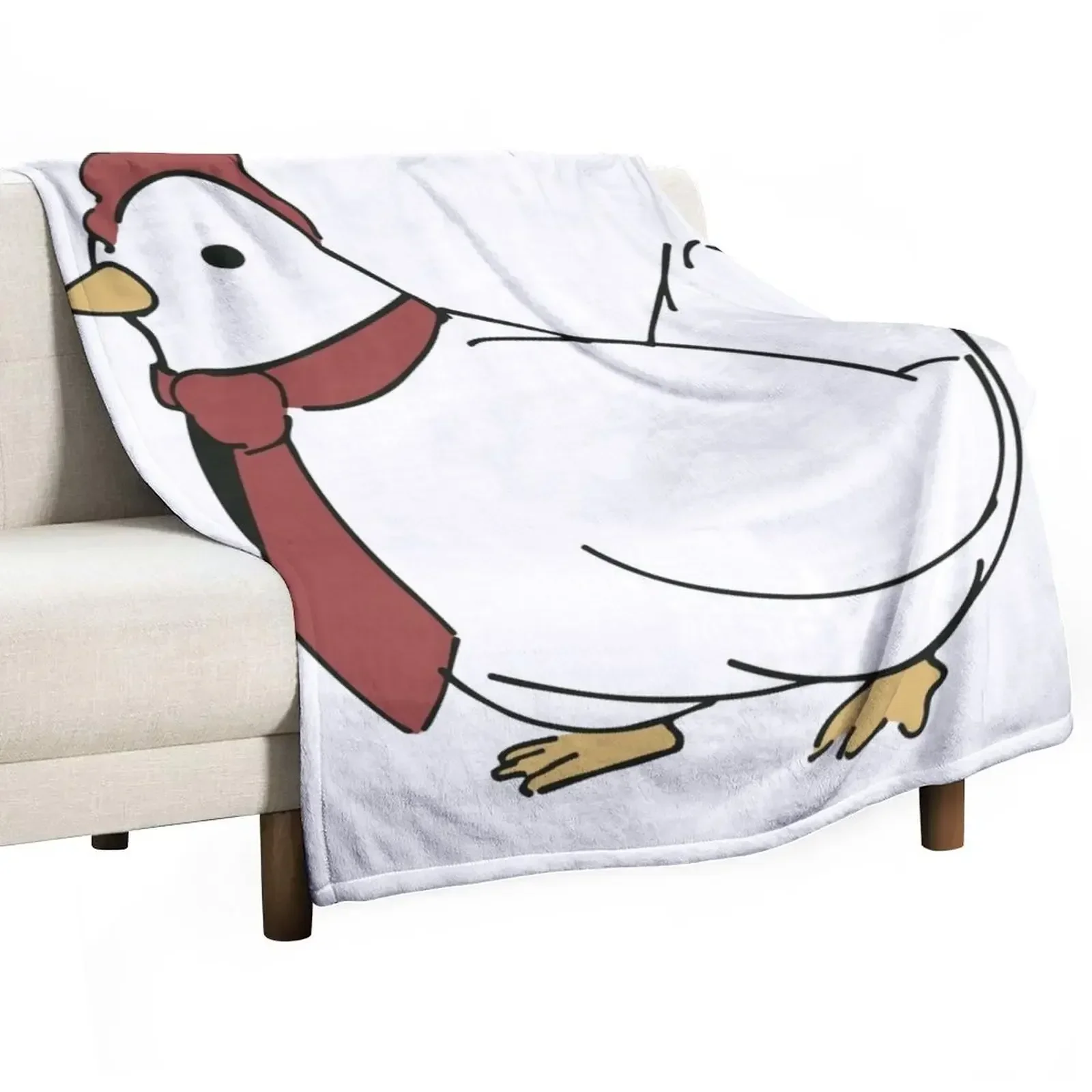 

Hen Tie Throw Blanket Flannel Fabric Bed covers Blankets