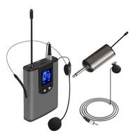 UHF Wireless Headset Microphone / Lavalier Microphone with Transmitter