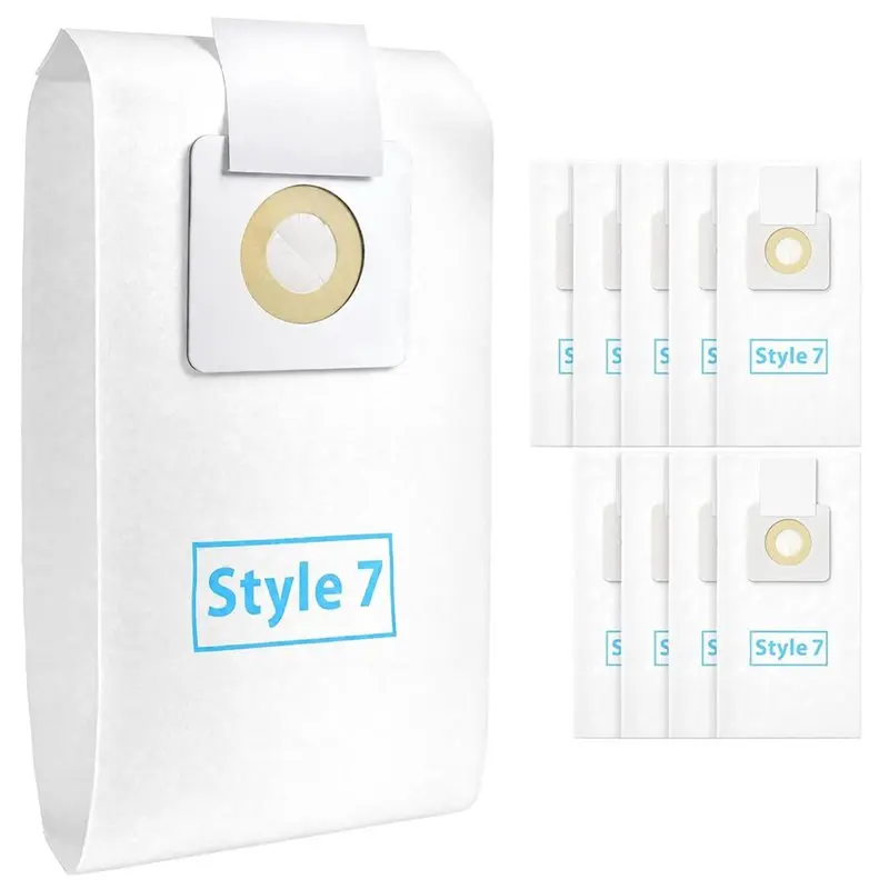 10-Pack Style 7 Vacuum Bags For Bissell Upright Vacuums