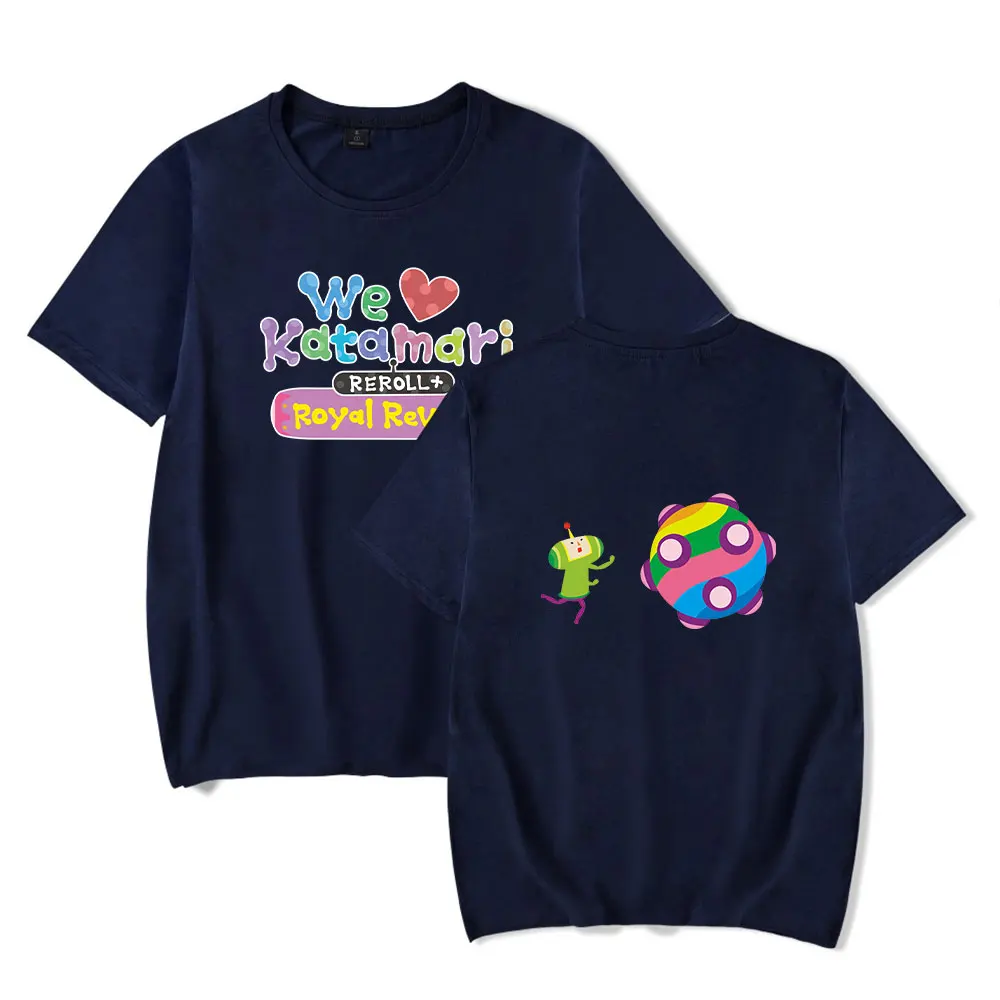 We Love Katamari Reroll Royal Reverie tshirt causal tshirt unsex  short Sleeve unisex game  tee mens clothes fresh tee shirt