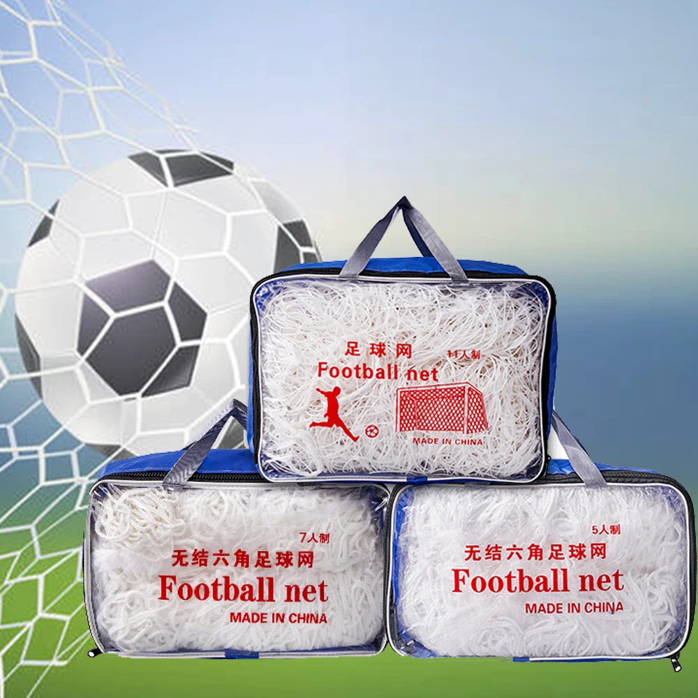 

Durable White Soccer Goal Net for Outdoor Training Football Court Equipment
