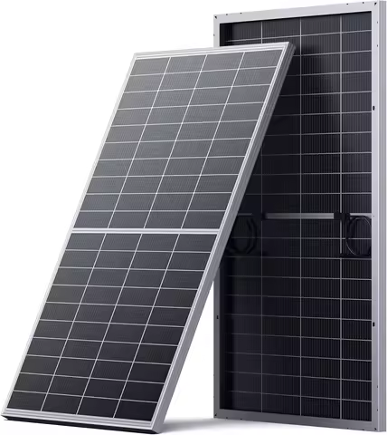 200W Bifacial Solar Panel for RV Van Home Off-Grid, High Efficiency Anti-Shade Design