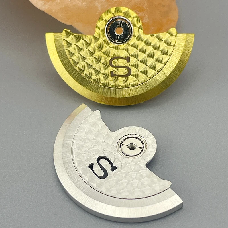 NH35 Movement Rotor Fit For NH35 NH36 NH38 NH39 4R35 7S26 Movement Pendulum Oscillating Weight Hammer Men's Watch Refit Parts