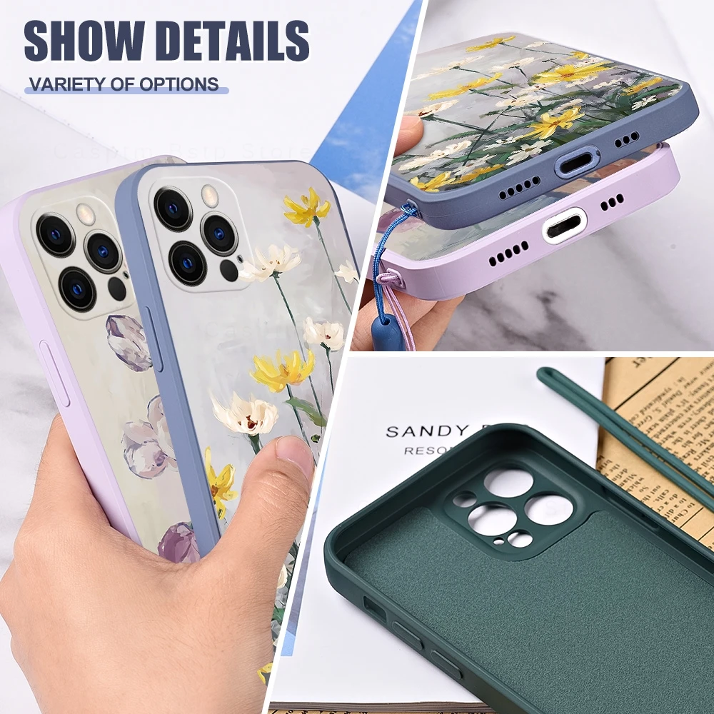 Oil Painting Flowers Case For Samsung Galaxy A55 A54 A53 A34 A52 A52S A32 4G 5G Silicone Cover For Samsung A55 5G Coque Fundas