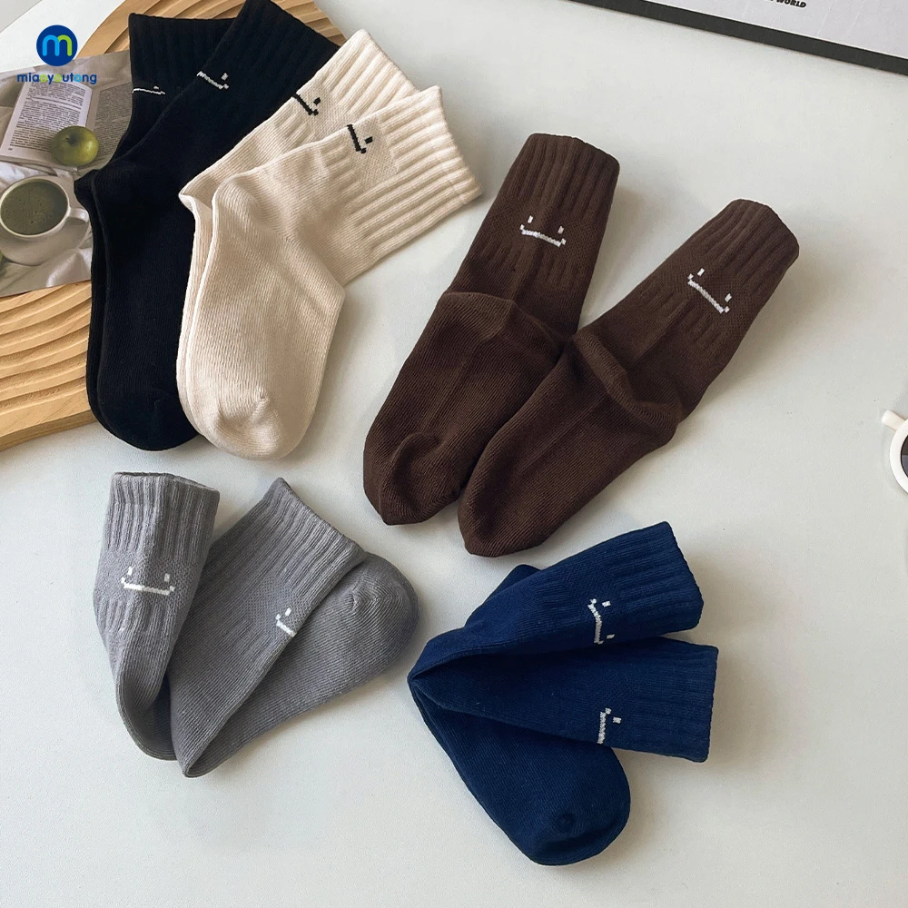 

5 Pairs /Lot Baby Soft Breathable Boneless Combed Cotton Socks Boys Girls Casual Kids School Sports Children's Socks Miaoyoutong