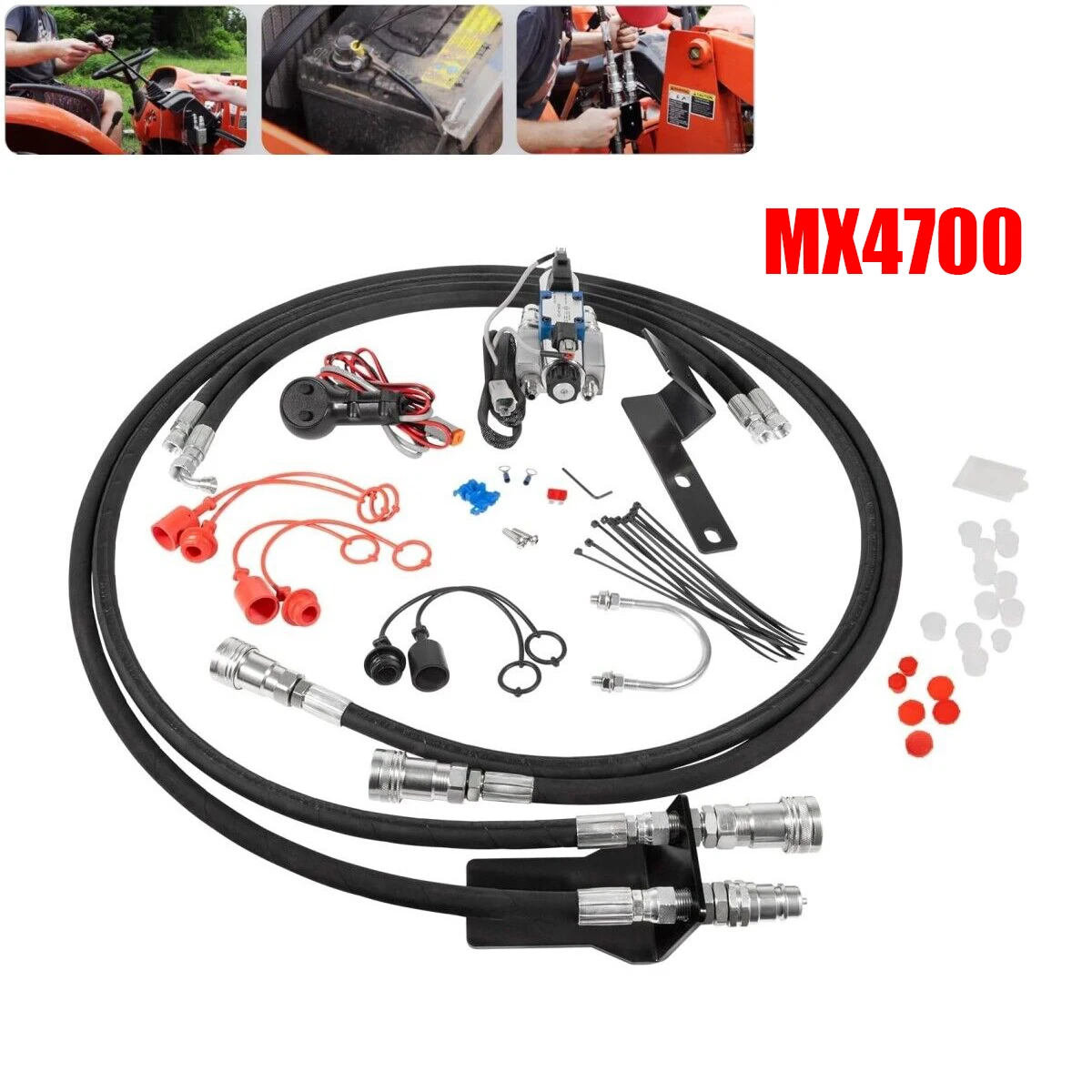 

TML Third Function Valve Kit for Kubota MX4700, MX4800, MX5000, MX5100, MX5200, MX5800 Series Tractors, 3rd Function Valve Kit