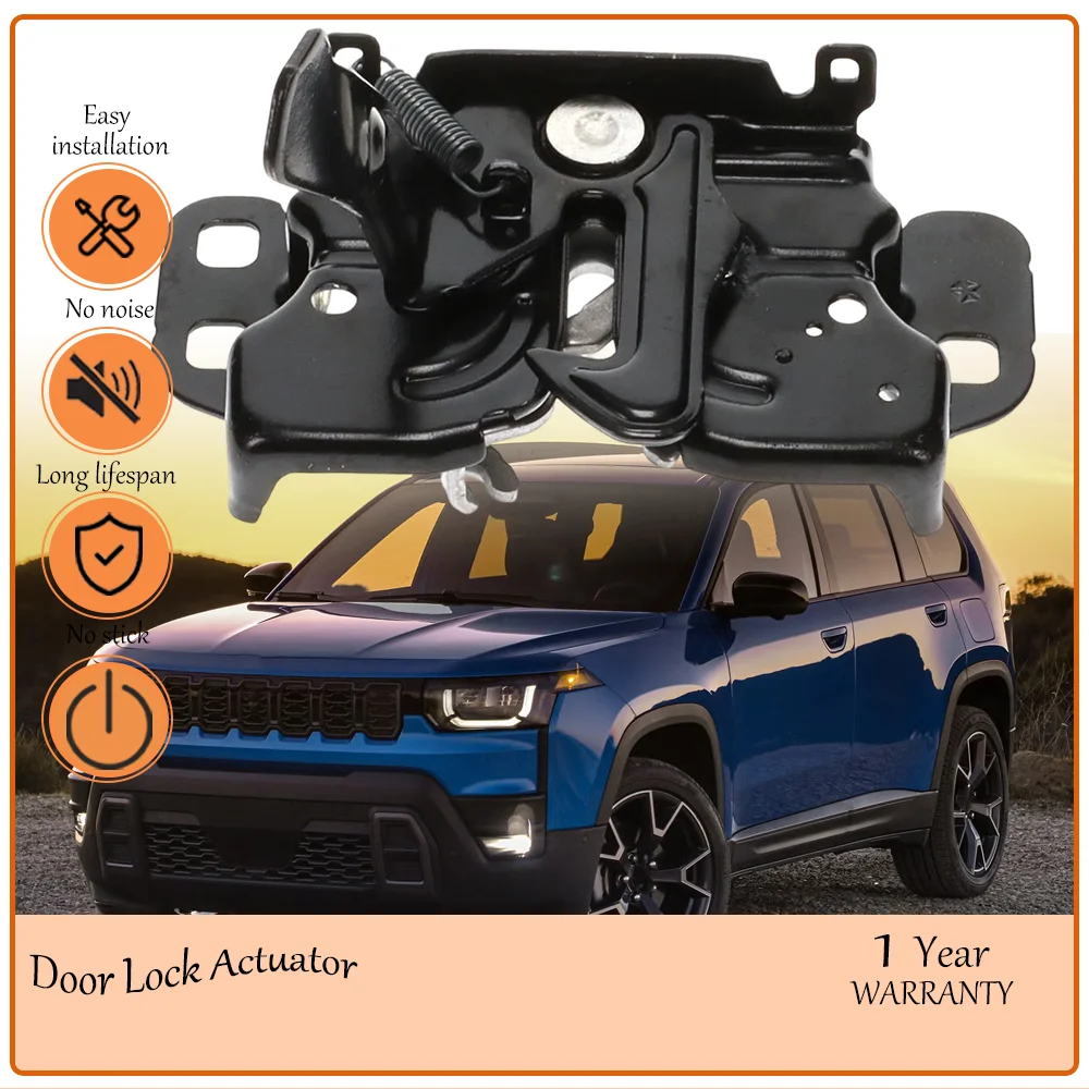 

Car Hood Latch Lock Assembly Engine Hood Switch Compatible With Jeep Cherokee2014-2023 Big Lock Catch Hood OE 68237158AB,DLA2171