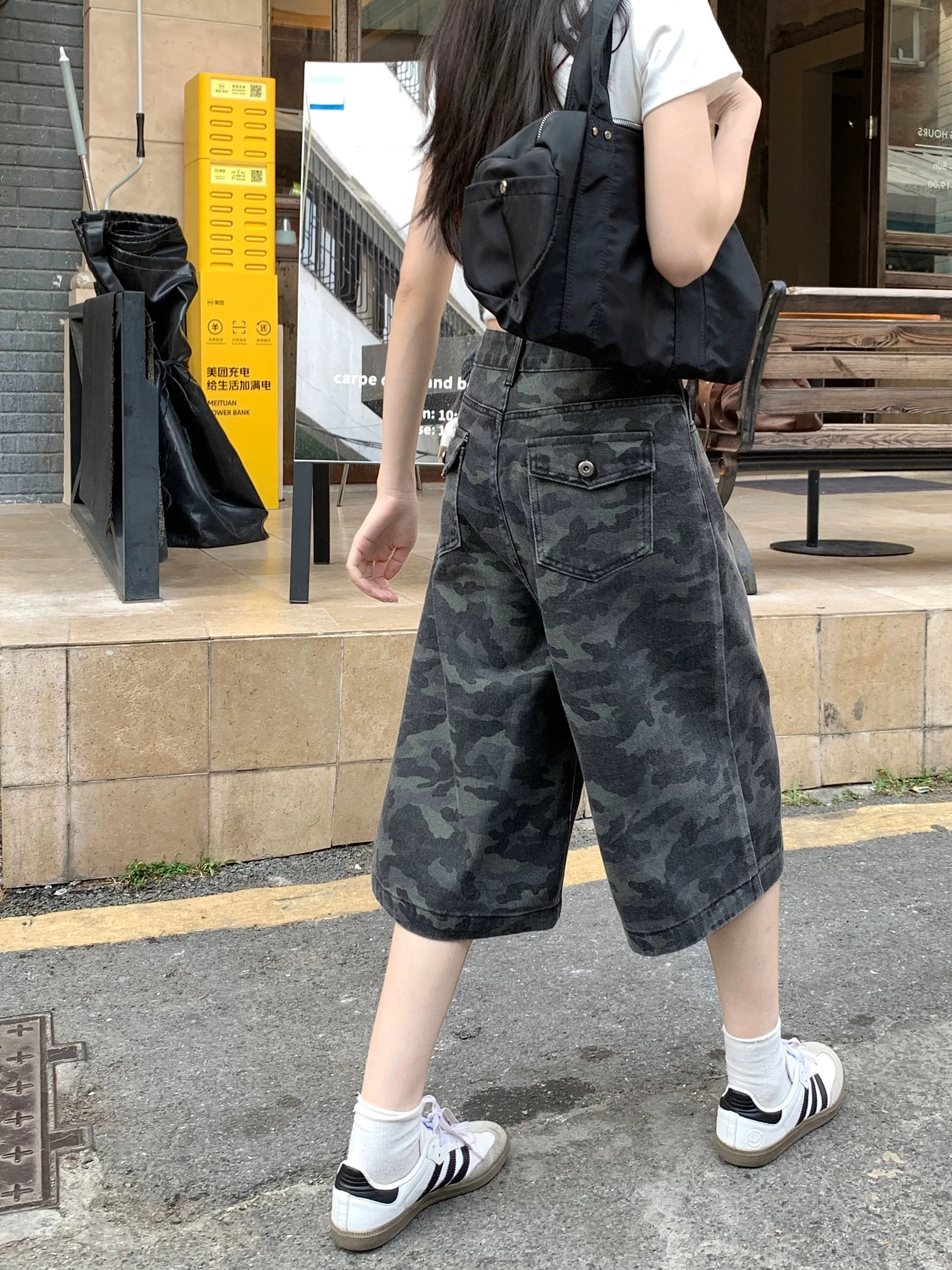 Y2k americano retro verão cintura alta mulher jeans moda solta magro casual jeans feminino simples básico chicly calças cortadas feminino